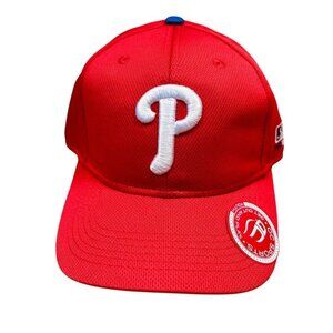 MLB Philadelphia Phillies OC Sports Youth Ball Cap Hat Red Athletics Sports Base